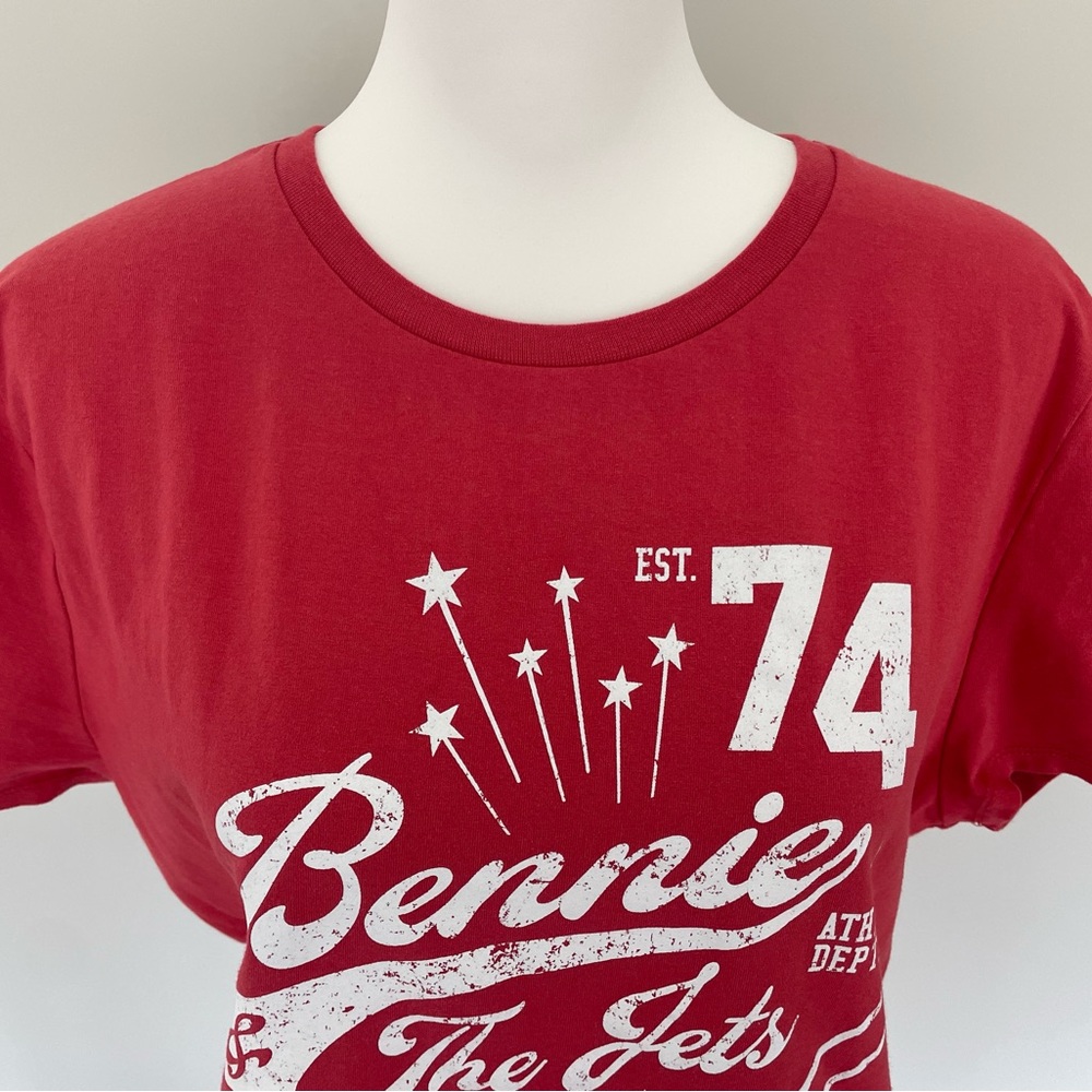Elton John Bennie & The Jets Cropped Tee 1X JUNIORS - Picture 7 of 10